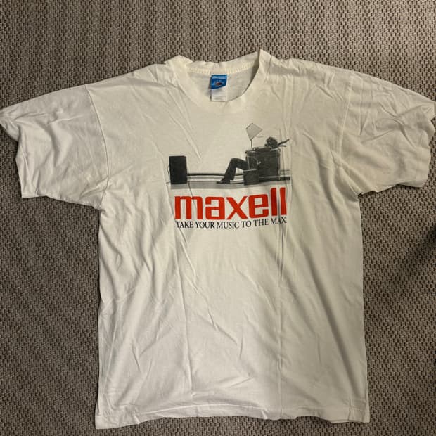 90s maxell 티셔츠
