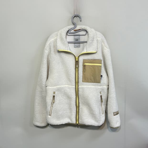 K2 여성 뽀글이 후리스 자켓 100 상태최상