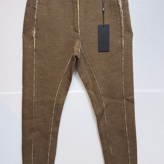 (새상품)MOS EDITION 모스에디션 텍스처 슬림 팬츠 55 / 브라