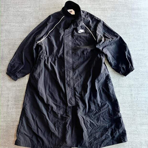 Nike 나이키 올드스쿨 nsw스우시로고 아방핏 바람막이롱자켓