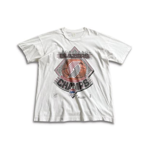 90s Portland Trail Blazers Champs 1992 T