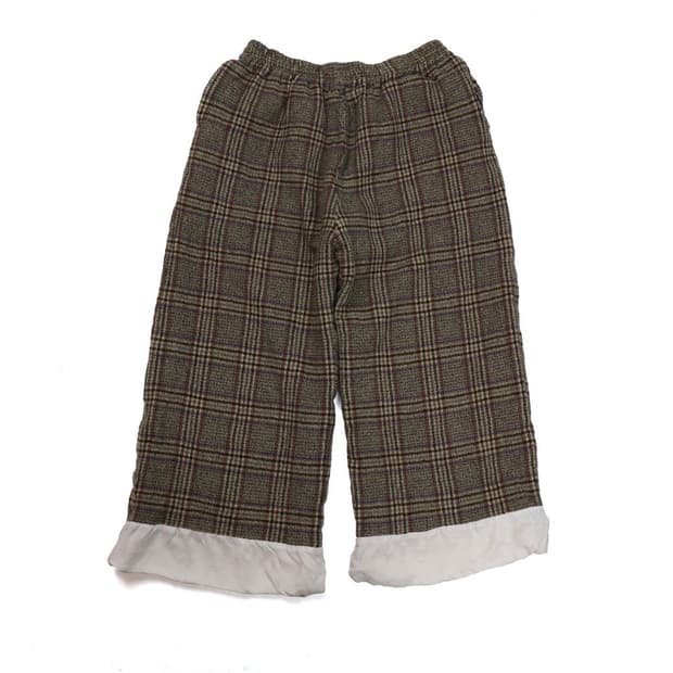 Undercover  Wool Check Easy Pants
