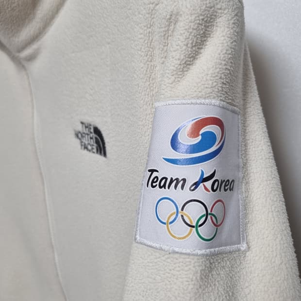 남성 노스페이스 (커스텀) 국대 국가대표 팀코리아 단복 플리스 자켓