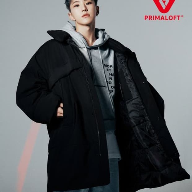 코드그라피 롱패딩 