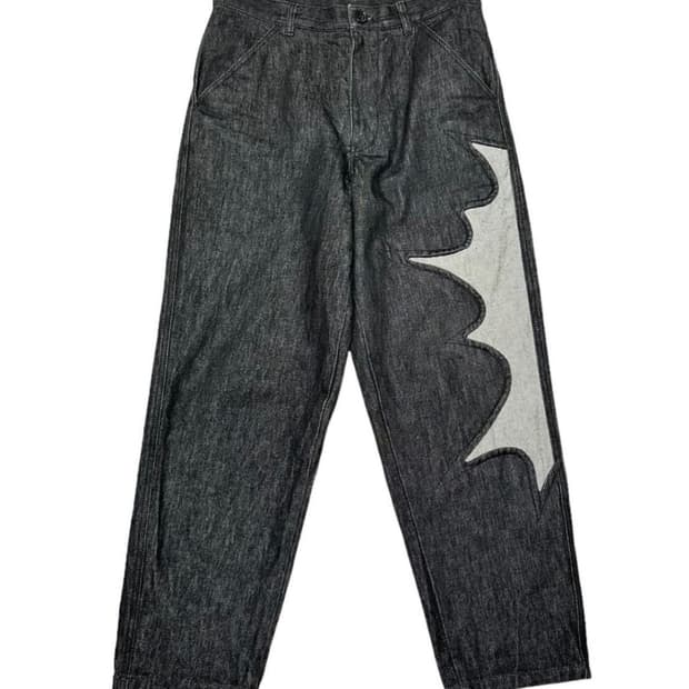 꼼데가르송 셔츠 패치 데님 팬츠 M