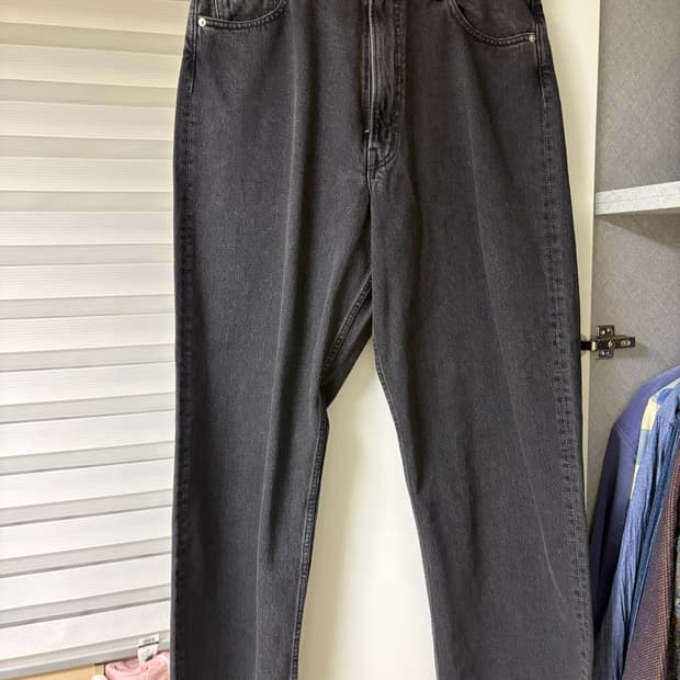 오어슬로우 101 대즈핏 데님팬츠 블랙