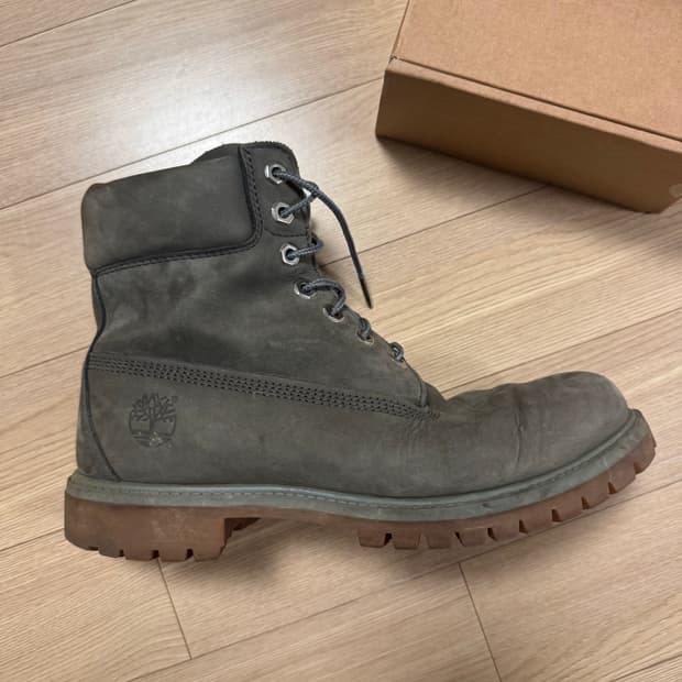 팀버랜드 프리미엄 부츠 6인치 / 프리마로프트 / 그레이 스웨이드 265