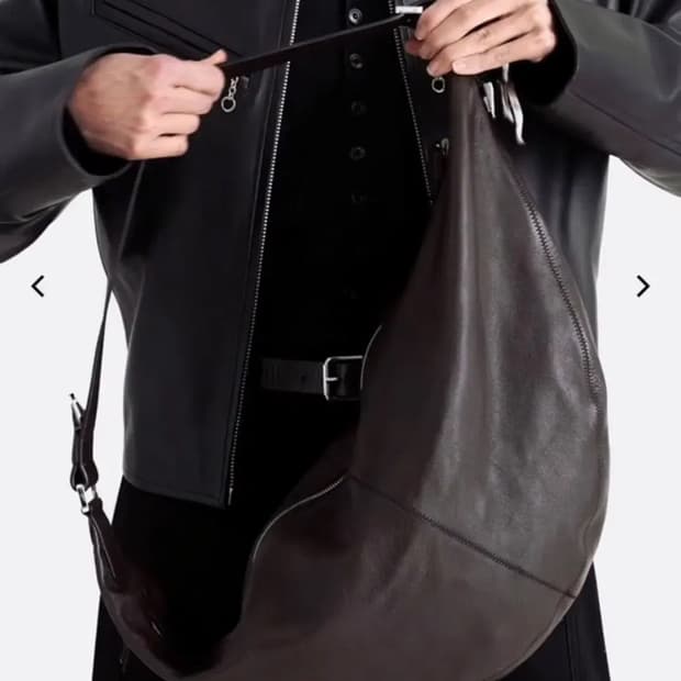 르메르 퀴버백 다크초콜릿