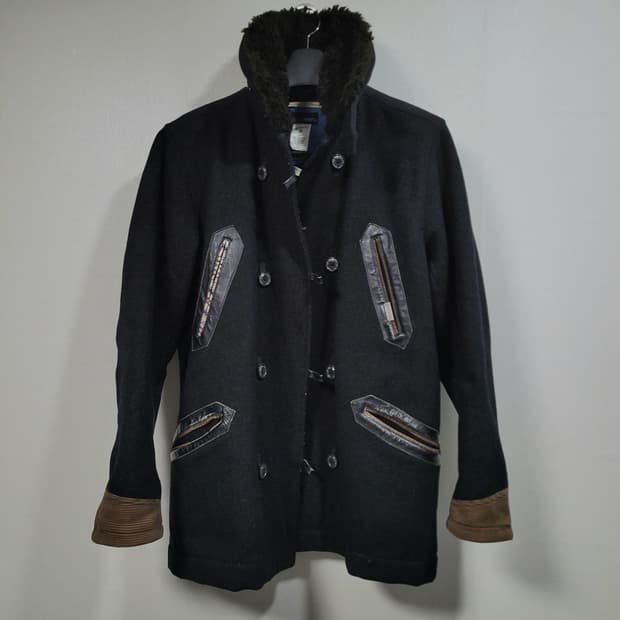 Diesel 하이넥 밀리터리 오피서 코트