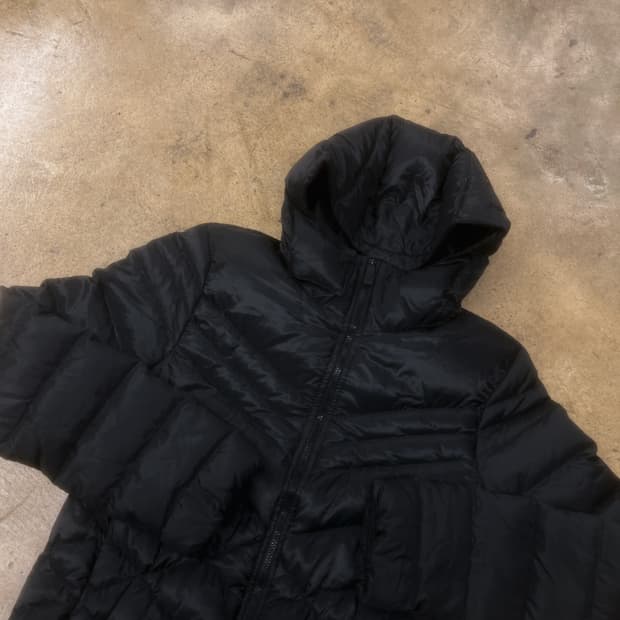 나이키 블랙 숏패딩 