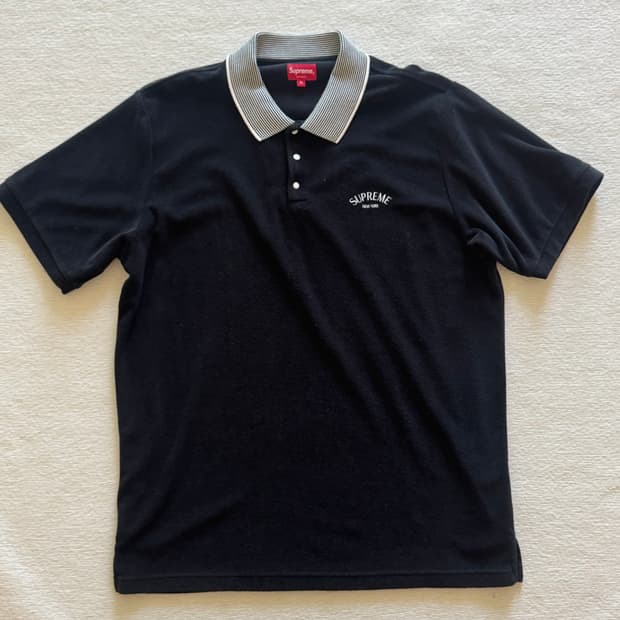 Supreme Terry Polo - Black