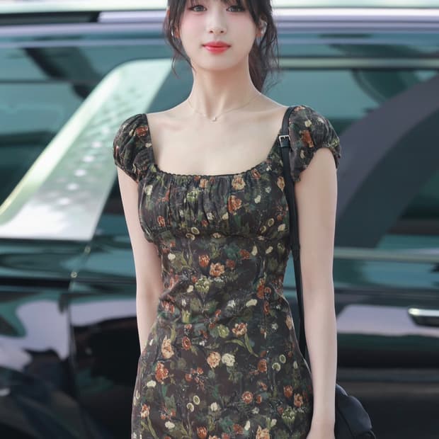 (아현 원피스) 루루서울 Urban Dream Mini Dress 브라운