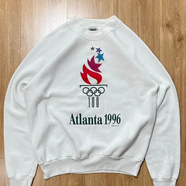 90s Made USA 1996 아틀란타 올림픽 빈티지 스웻셔츠 맨투맨