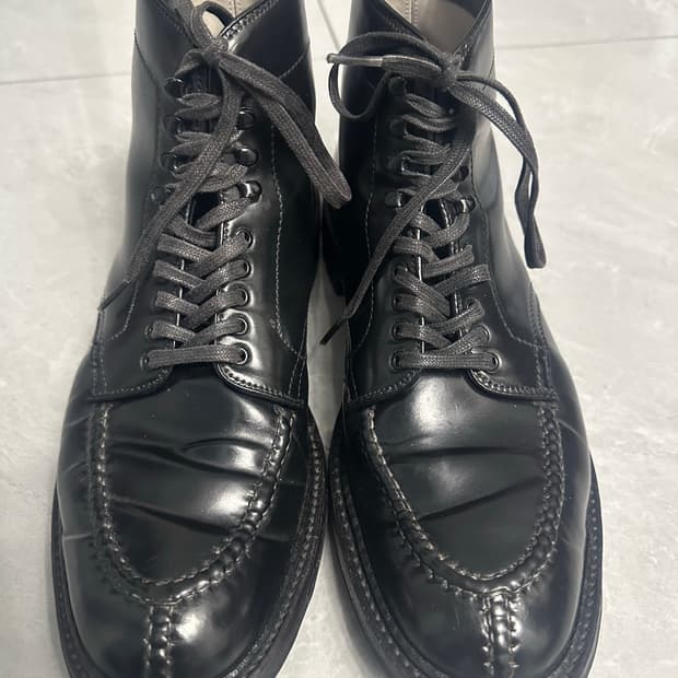 알든 탱커 부츠 코도반 블랙 8.5d