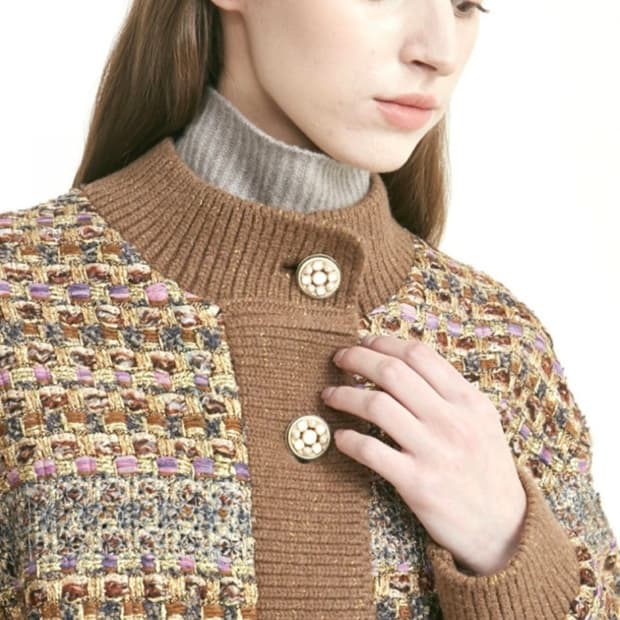 타임 트위드자켓 한섬 타임자켓 타임트위드자켓