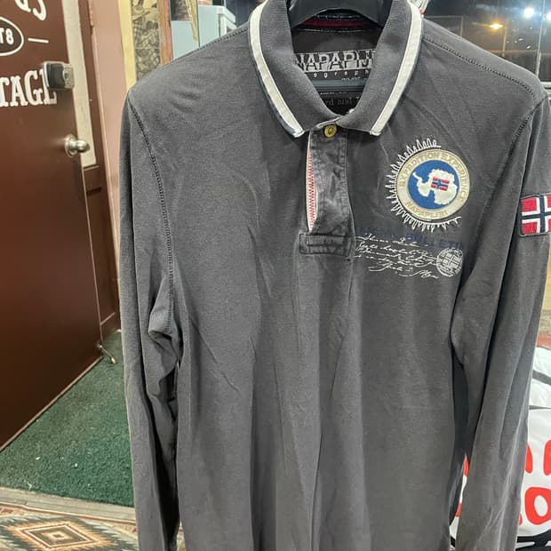 Napapijri 나파피리 긴팔 pk티셔츠
