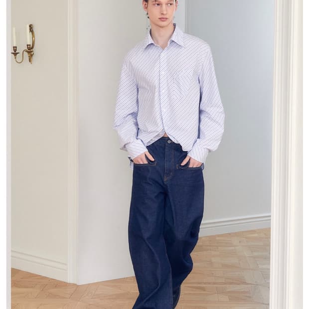Curved Jeans_Indigo