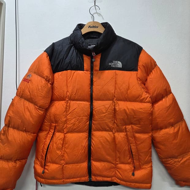 노스페이스 1222-4 써밋시리즈 오렌지 눕시 800구스패딩  점퍼 95