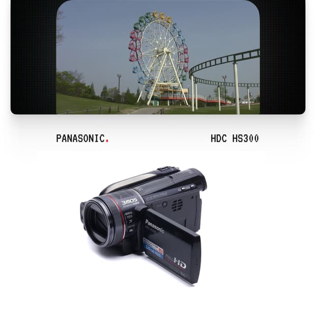 📹하이엔드📹Panasonic HDC HS300 (2009)