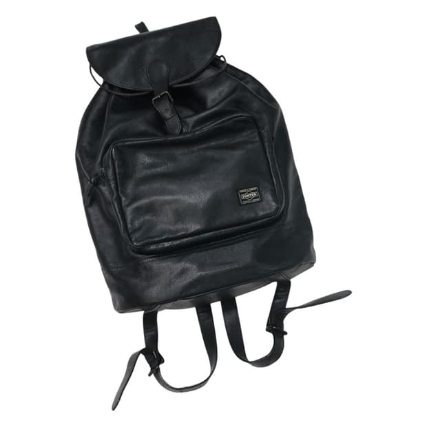 포터 코르티나 레더 럭색 백팩