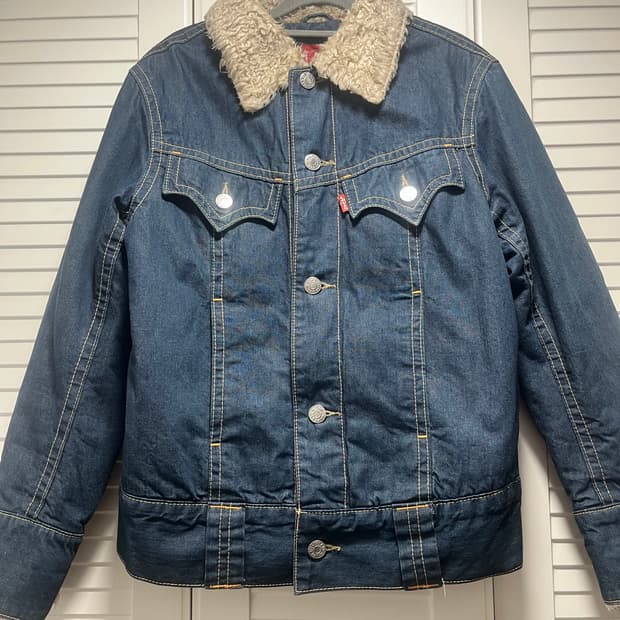 리바이스 타입1 쉐르파 데님 자켓 M size