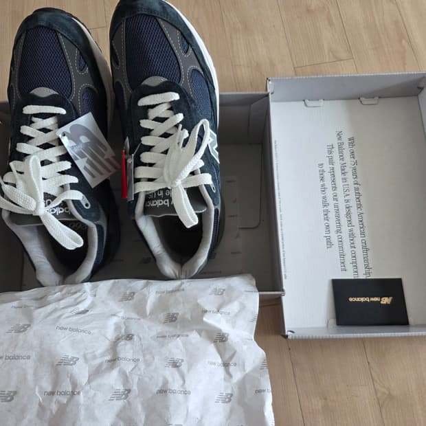 뉴발란스 993 네이비 280 새상품