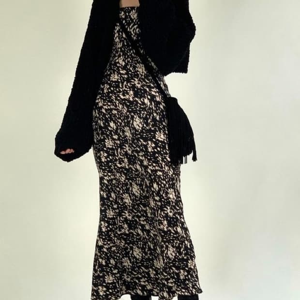 루루서울 baby leo dress black 베이비 레오 드레스 블랙