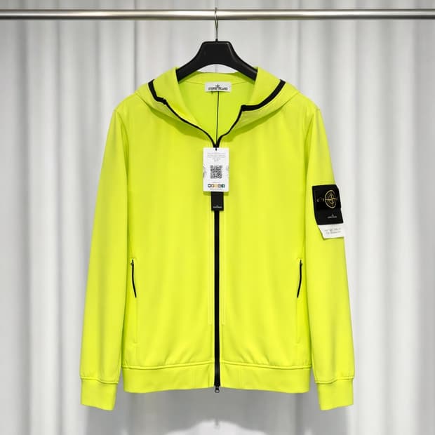 (2XL) 스톤아일랜드 라이트 소프트쉘 테크 후드집업 