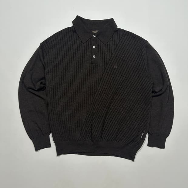 Givenchy 지방시 시그니처 자카드 로고 카라니트