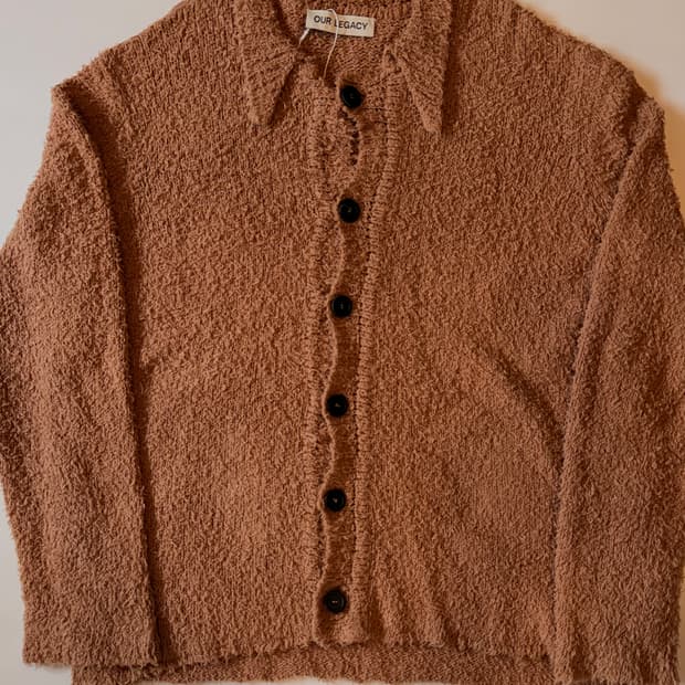 OUR LEGACY - Big Cardigan Black Clean