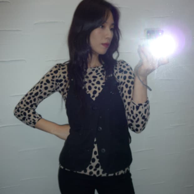 Cow pattern long sleeve