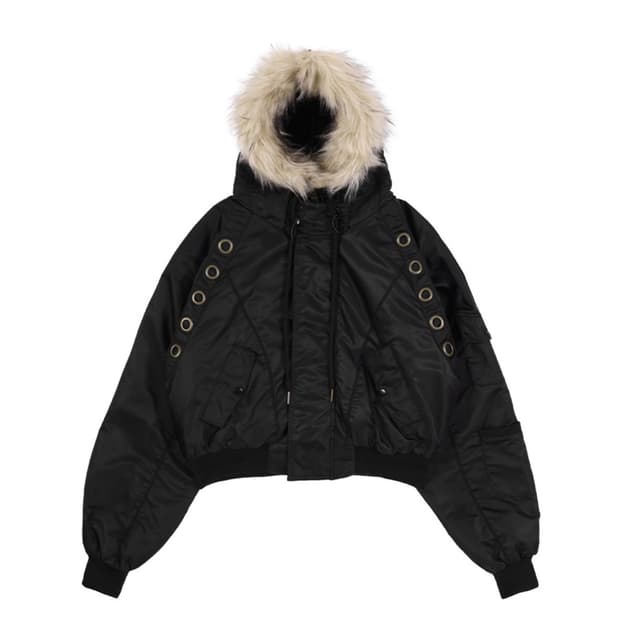 팬시클럽 아일렛 퍼 MA-1 (BLACK) F25ZA003