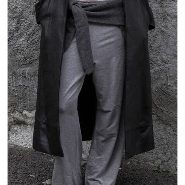 [3] pajama pants black