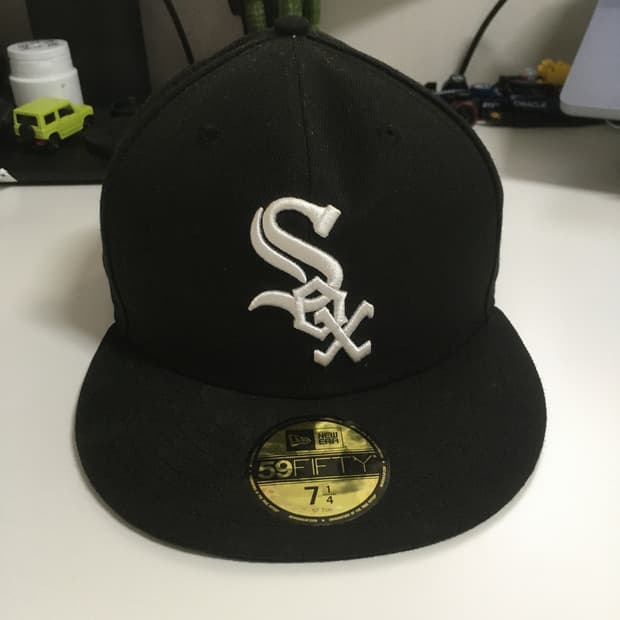 뉴에라 시카고 화이트삭스 블랙 59fifty 7 1/4