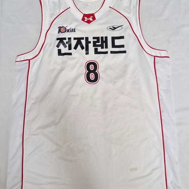 인천 전자랜드 홈 전정규 실착 유니폼 팝니다 