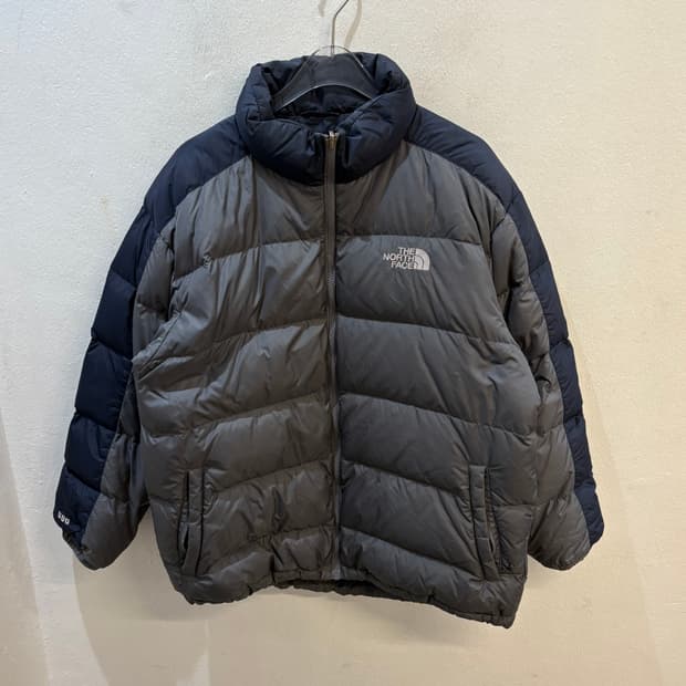 The north face gray navy padding