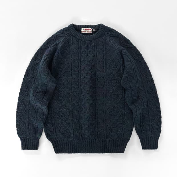 80~90s 빈티지 맥그리거 케이블 니트 스웨터