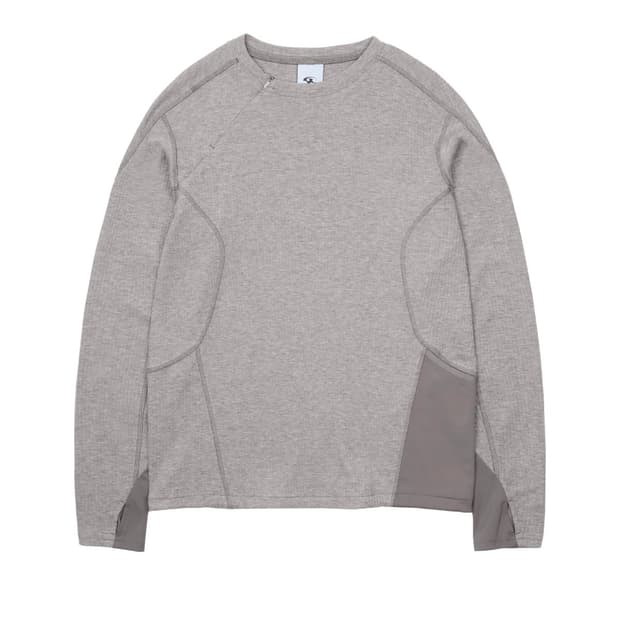 산산기어 RIBBED LONG SLEEVES [ASH PINK] 