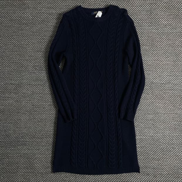 폴로 랄프로렌 신형 케이블 니트 원피스o 3150