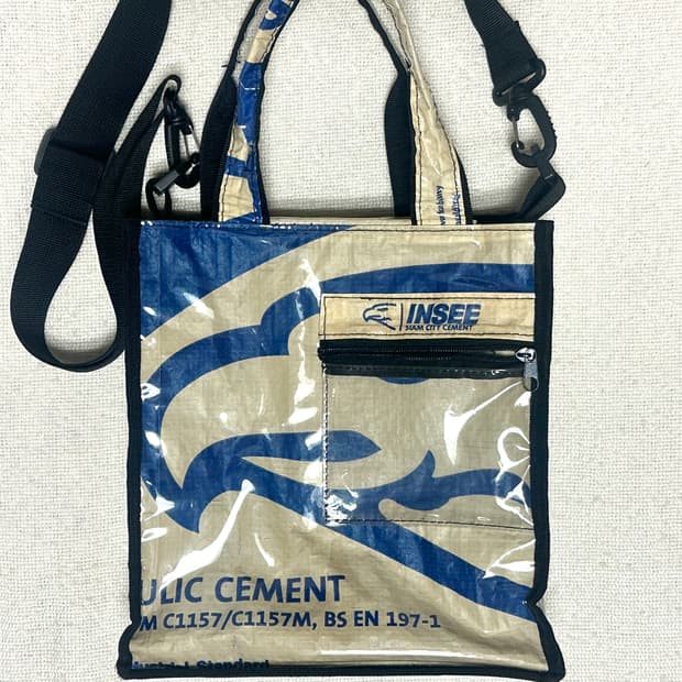 태국 프라이탁 방수 pvc 타포린 투웨이 크로스백