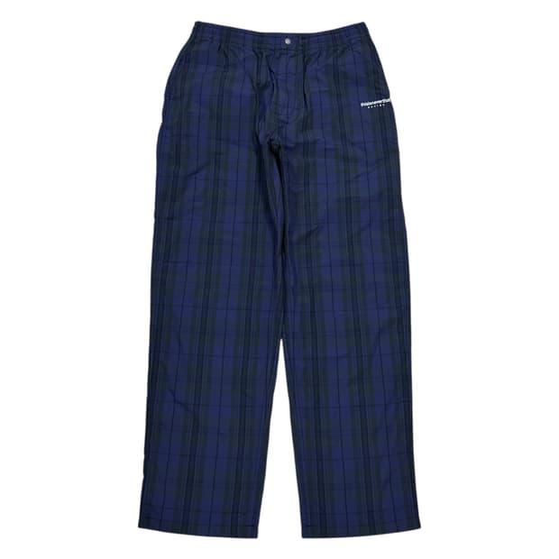 디스이즈네버댓 코듀라 체크 팬츠 바지 네이비 L
