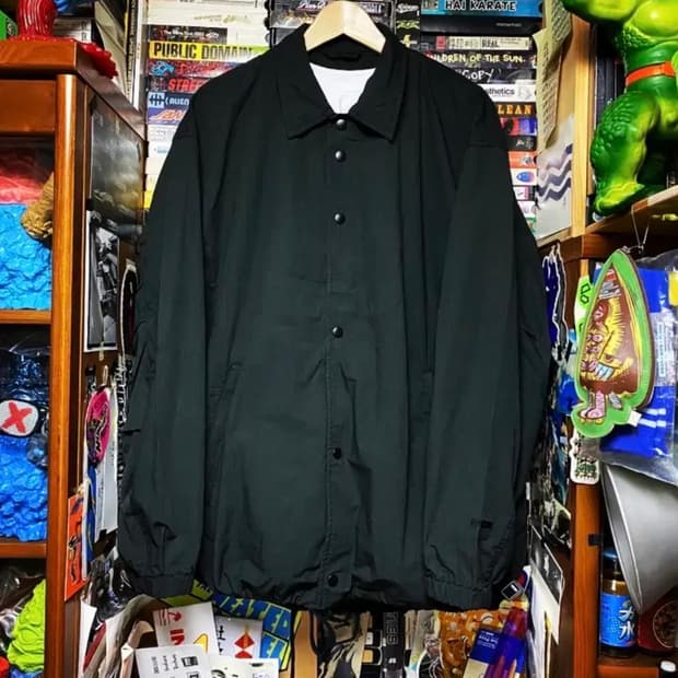 (XL) BROCHURE 브로슈어 AAT 코치 자켓 챠콜 그레이