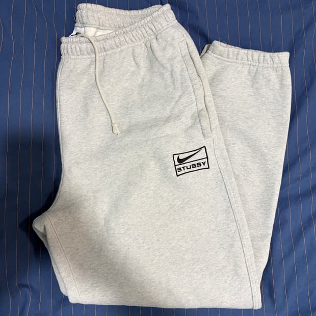 나이키x스투시 스웻 플리스 팬츠 (M)