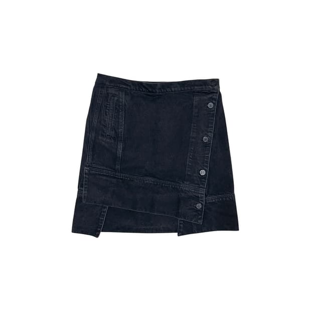 Vivienne Westwood Unbalanced Denim Skirt