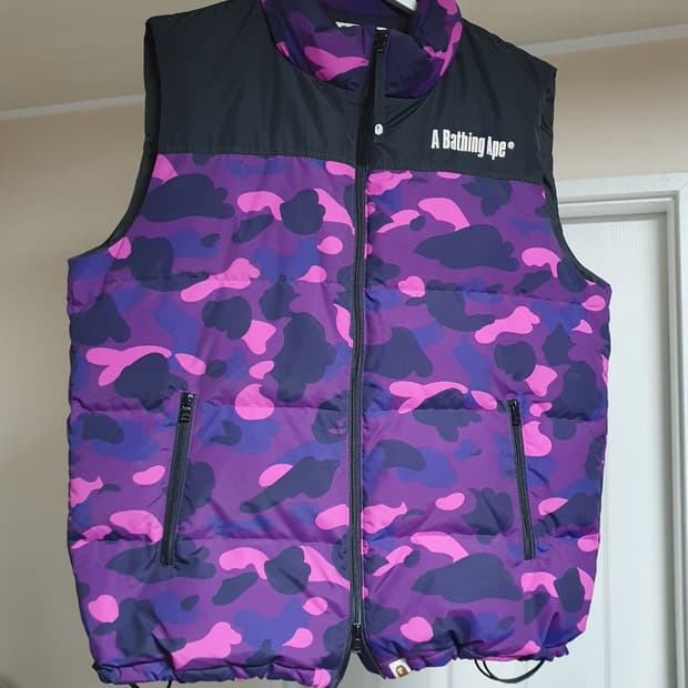 [XL] 베이프 패딩 베스트 조끼