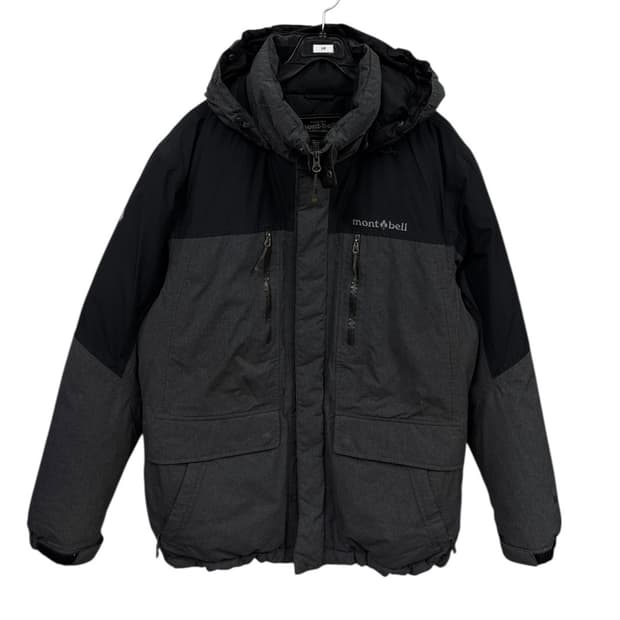 몽벨 후드탈착 구스 다운패딩