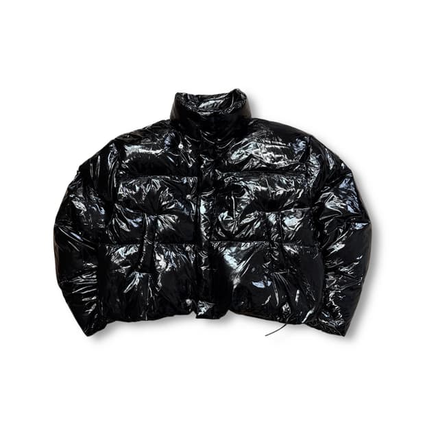 ACME 메탈릭 유광 덕다운 패딩 