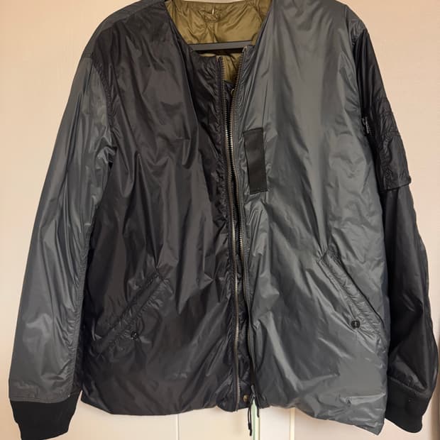 [L] 타이온 리버시블 ma-1 다운 경량패딩