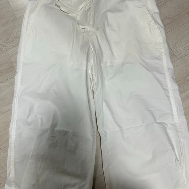 글로니 glowny 화이트 코튼팬츠