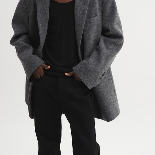 dnsr 오버사이즈 울 블레이저 L